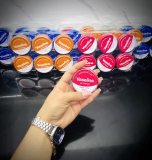 بالم لب وازلین اصل گل رز
